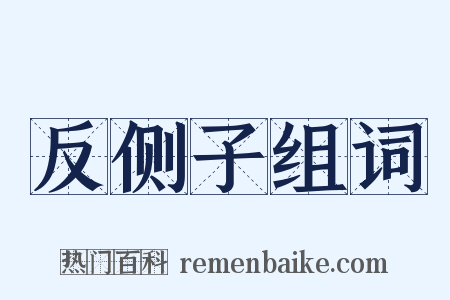 反侧子组词是什么意思的图片